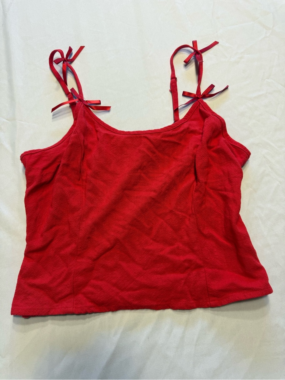 Sienna Sky Red Tie-Strap Camisole